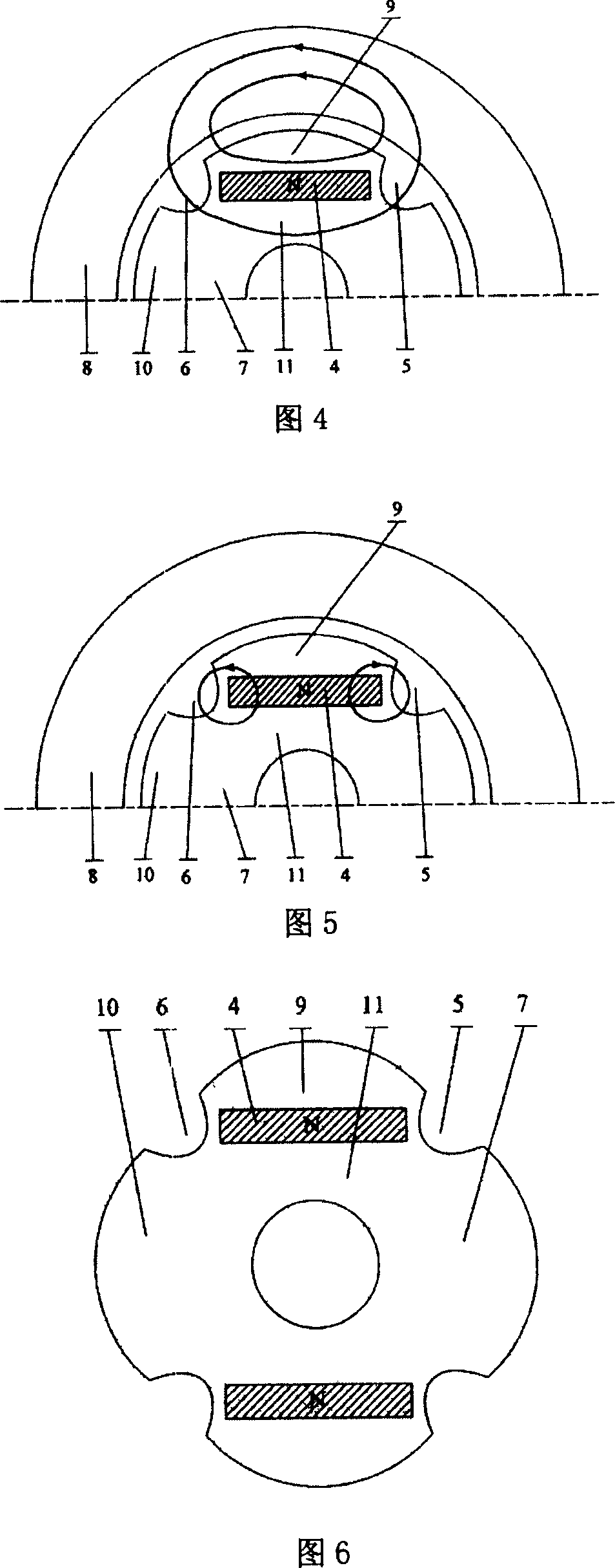 Built-in rotor of surface concept permanent-magnet machine