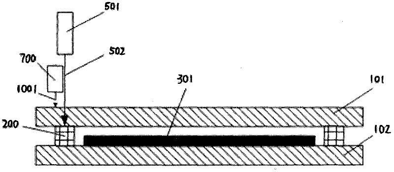 Packaging device and packaging method