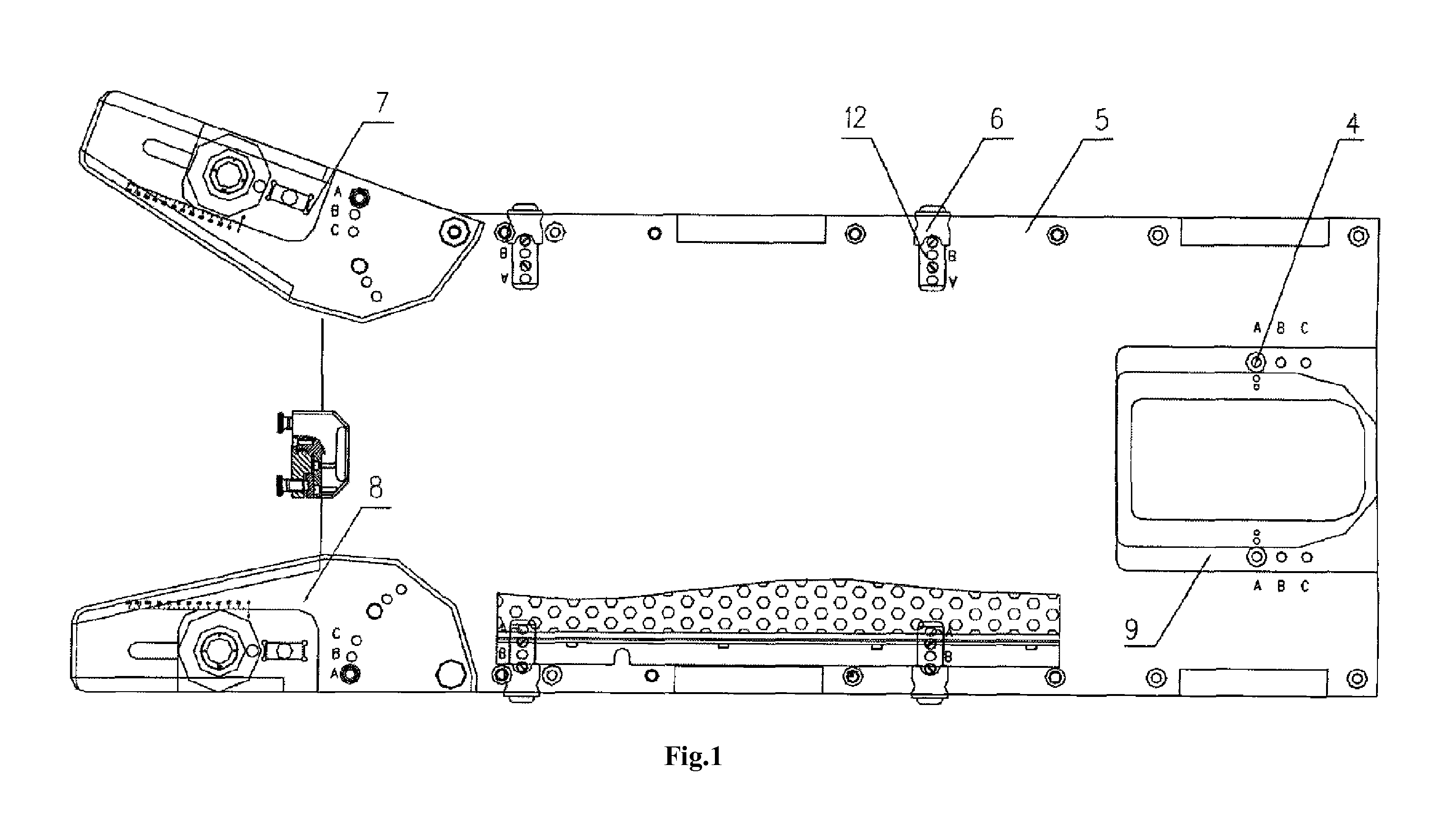 Lithotomy position afterloading carbon fiber treatment couch under image guidance