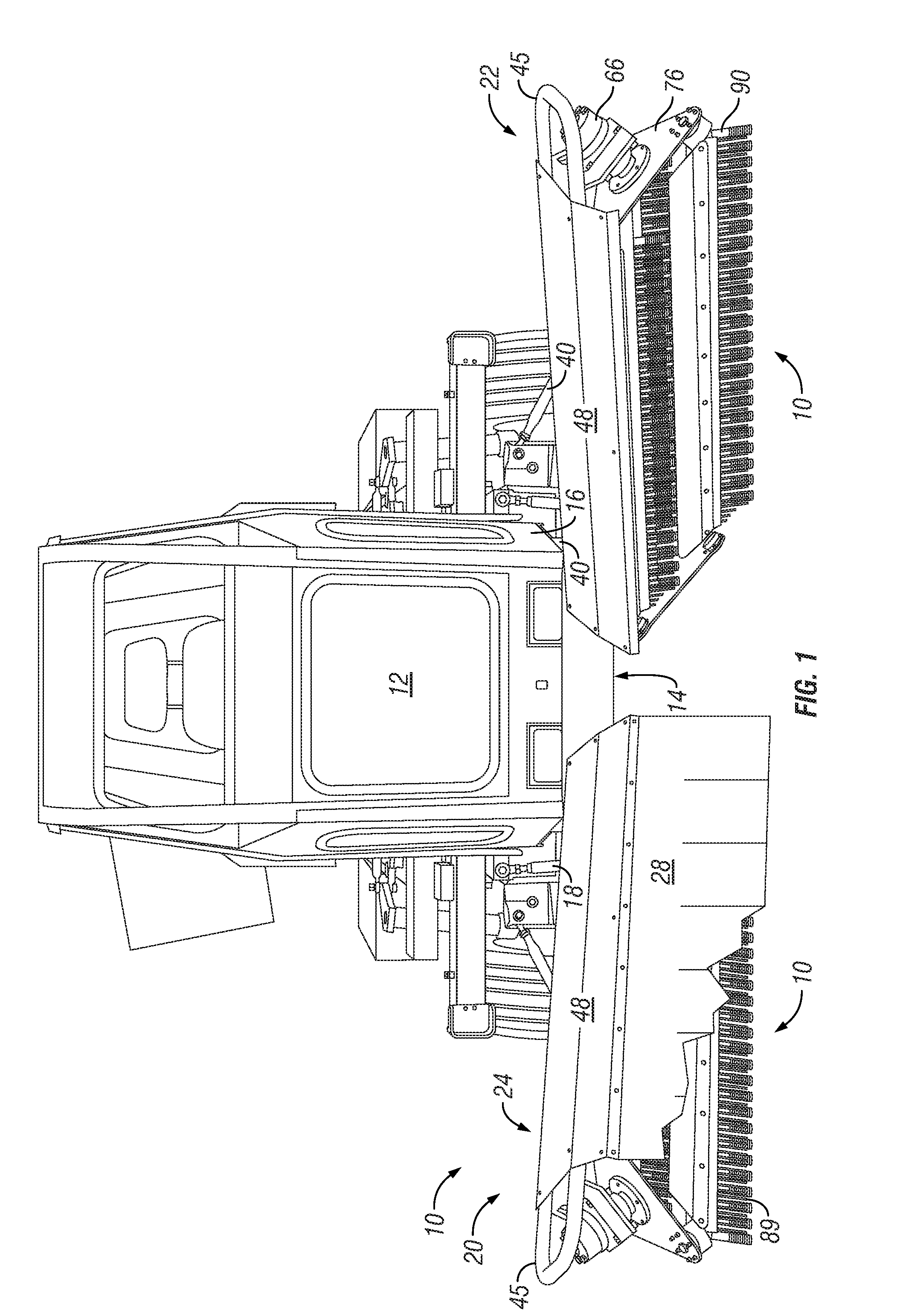Harvest sweeper attachment system