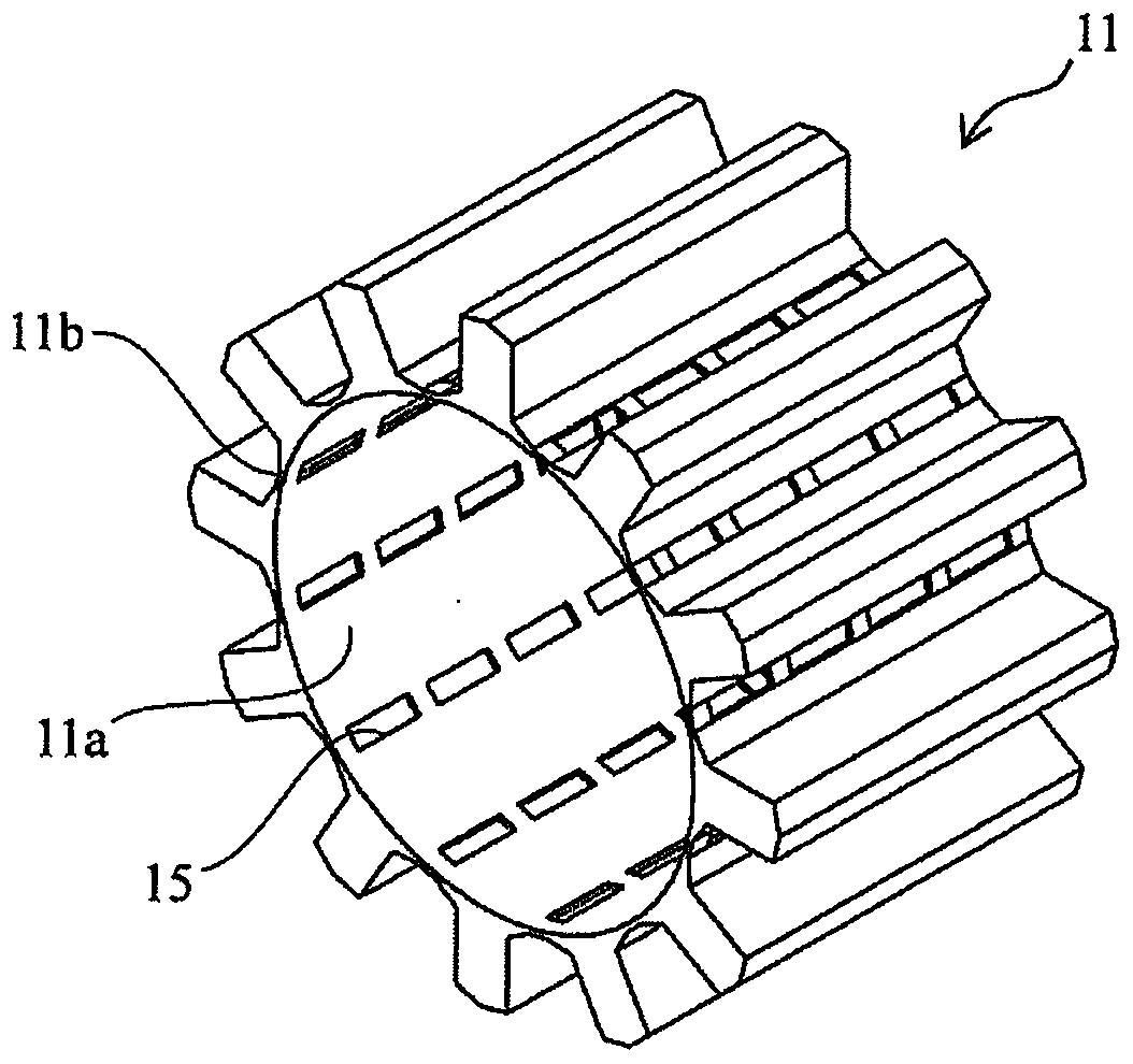 Armature molded structure