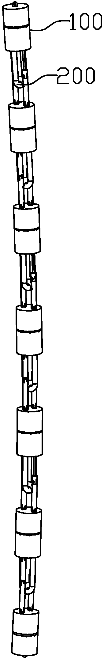 An anchor chain and power supply platform with power generation function