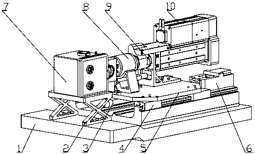 High-temperature tensile-fatigue mechanical property tester and method based on electric cylinder drive