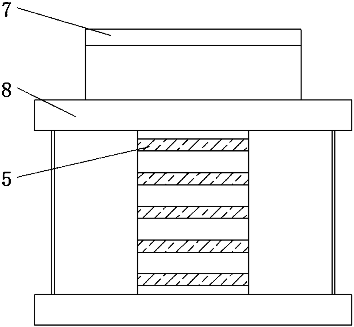 Connecting piece for steel structure building