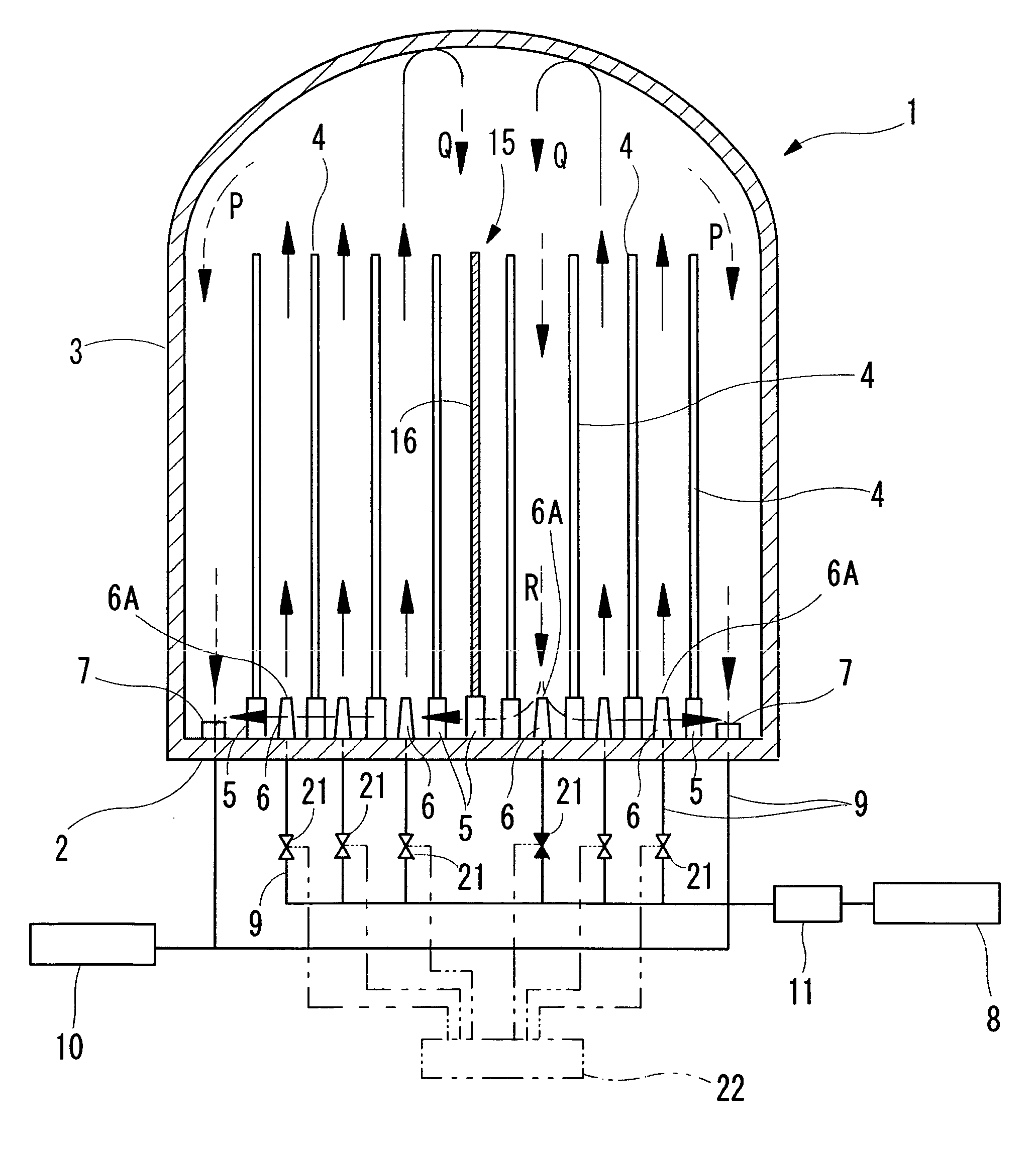 Polycrystalline silicon manufacturing apparatus and manufacturing method