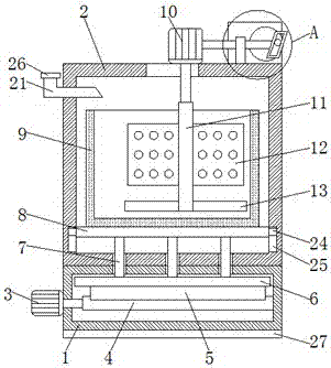 Mixing mill for processing rubber materials