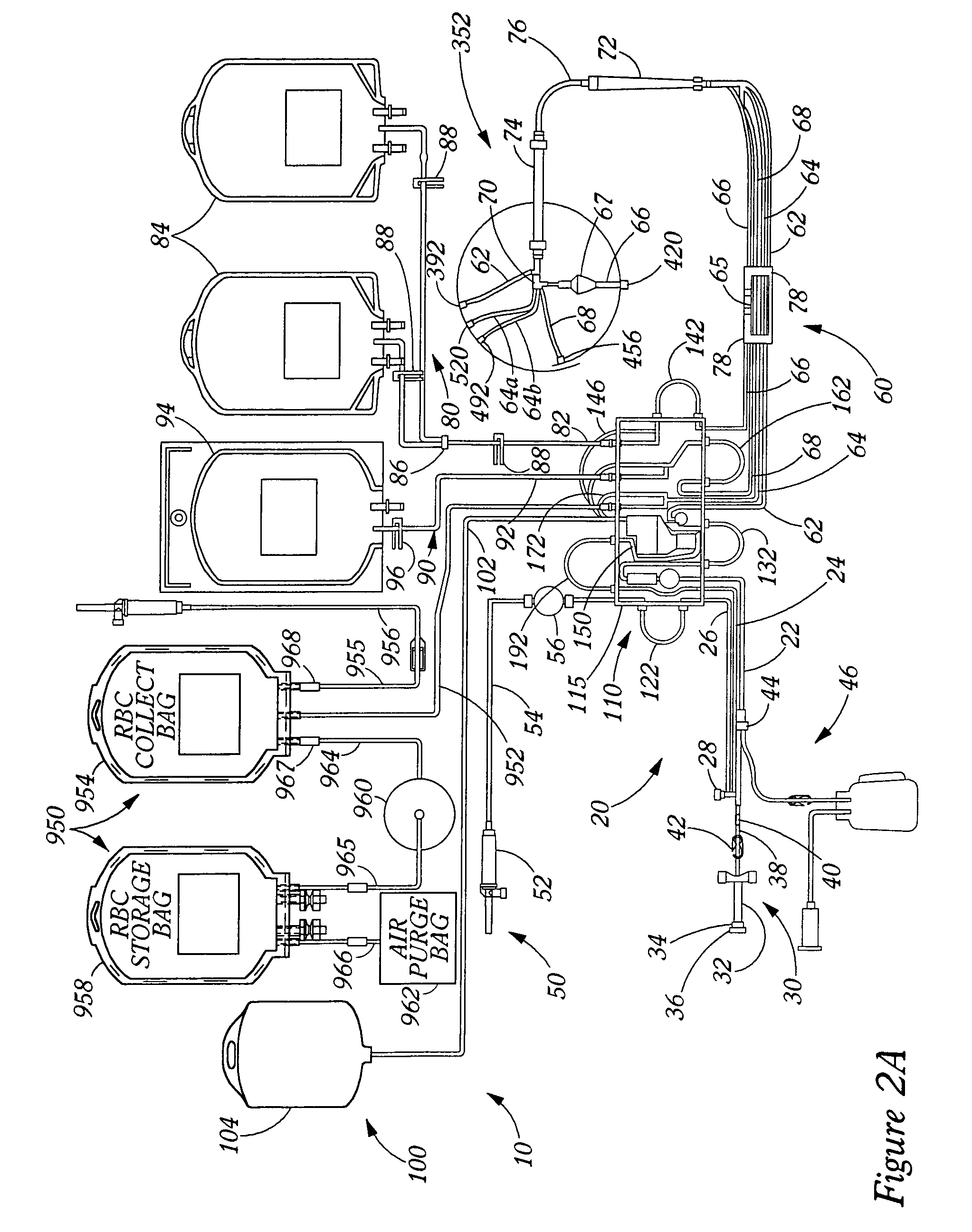 Extracorporeal blood processing methods and apparatus