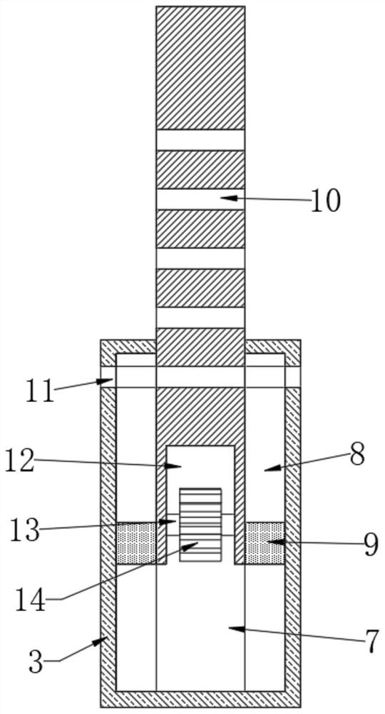 Freezing and refrigerating device of air conditioner