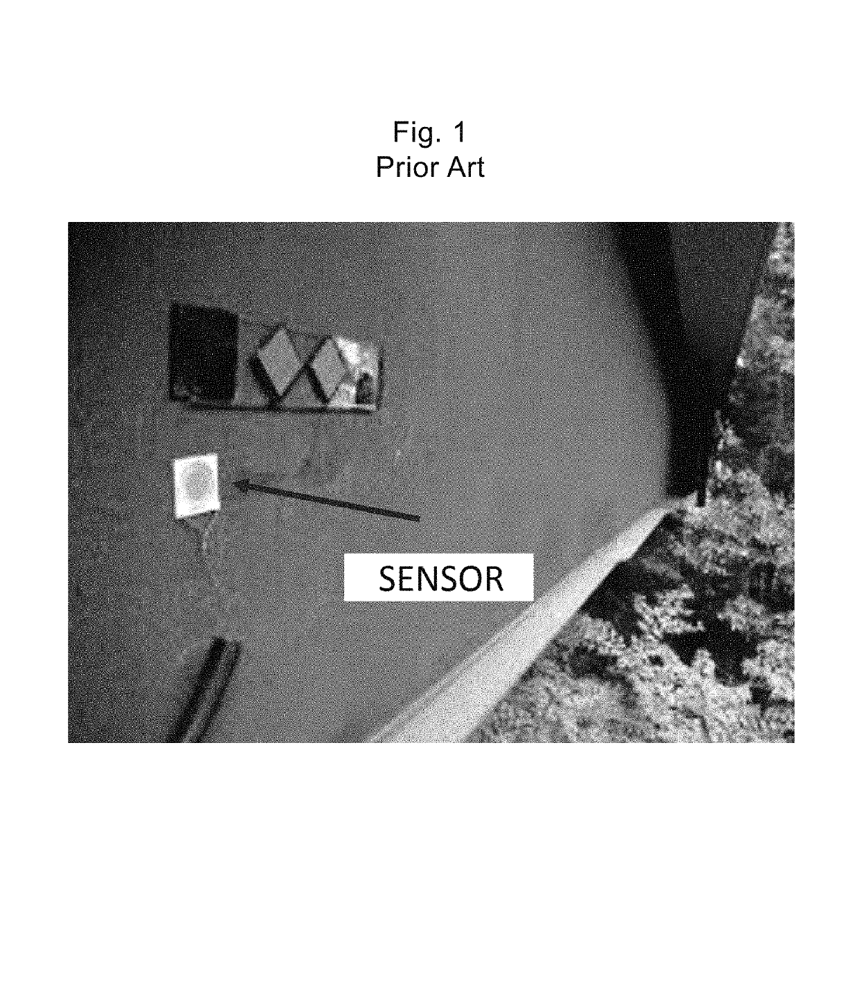 Dryness/wetness responsive sensor having first and second wires spaced 5 nm to less than 20 μm apart