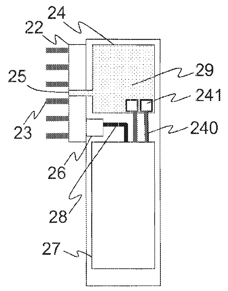 Skin treatment device with an integrated specimen dispenser