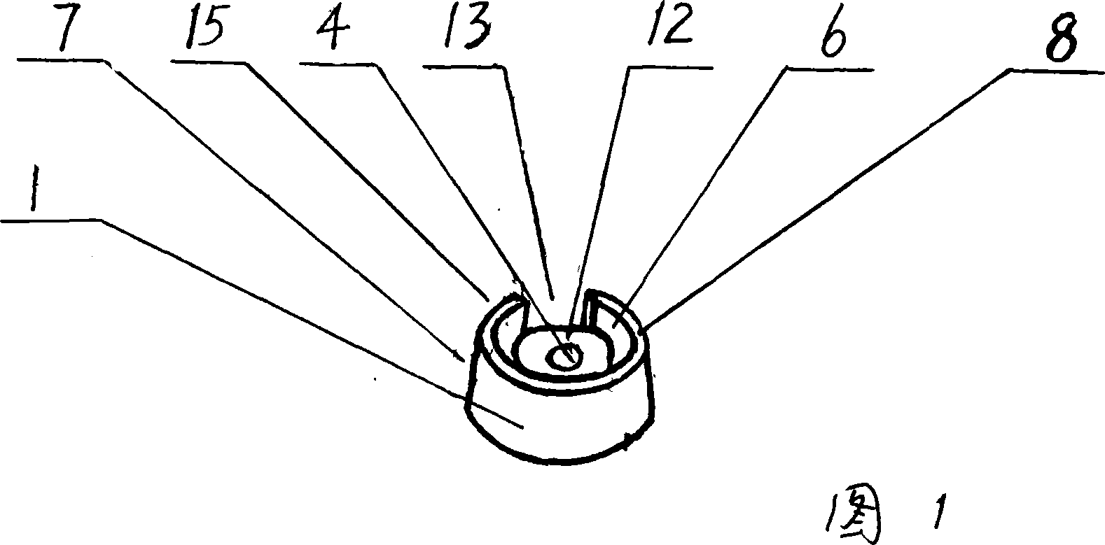 Non-standard screw anti-theft pad