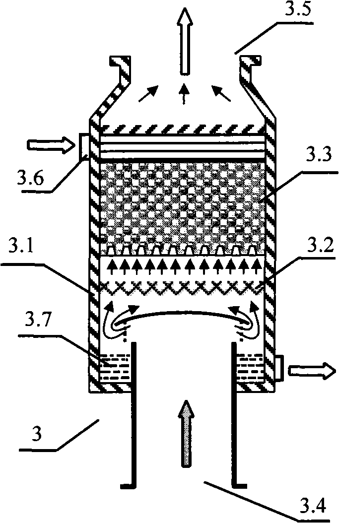 Method and apparatus for desulfurizing exhaust gas of seagoing vessel