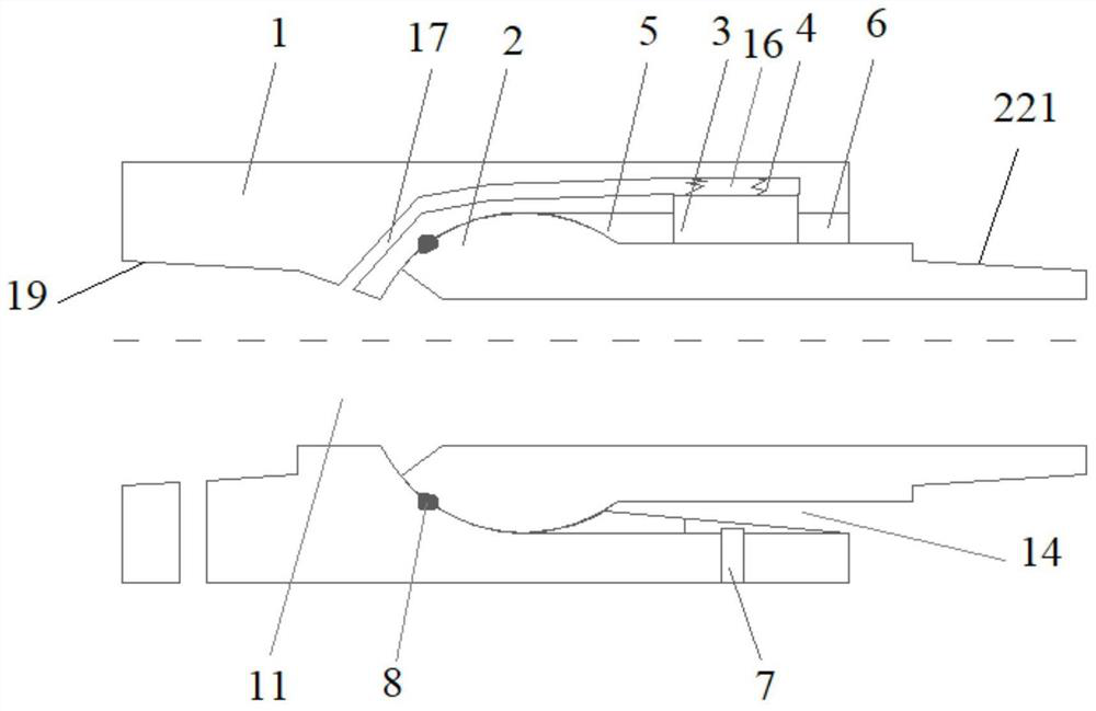 A kind of unidirectional bending drilling tool and punching method for hole making and coal removal