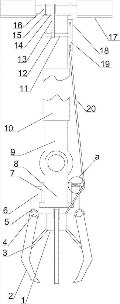 Safe bamboo shoot harvesting device