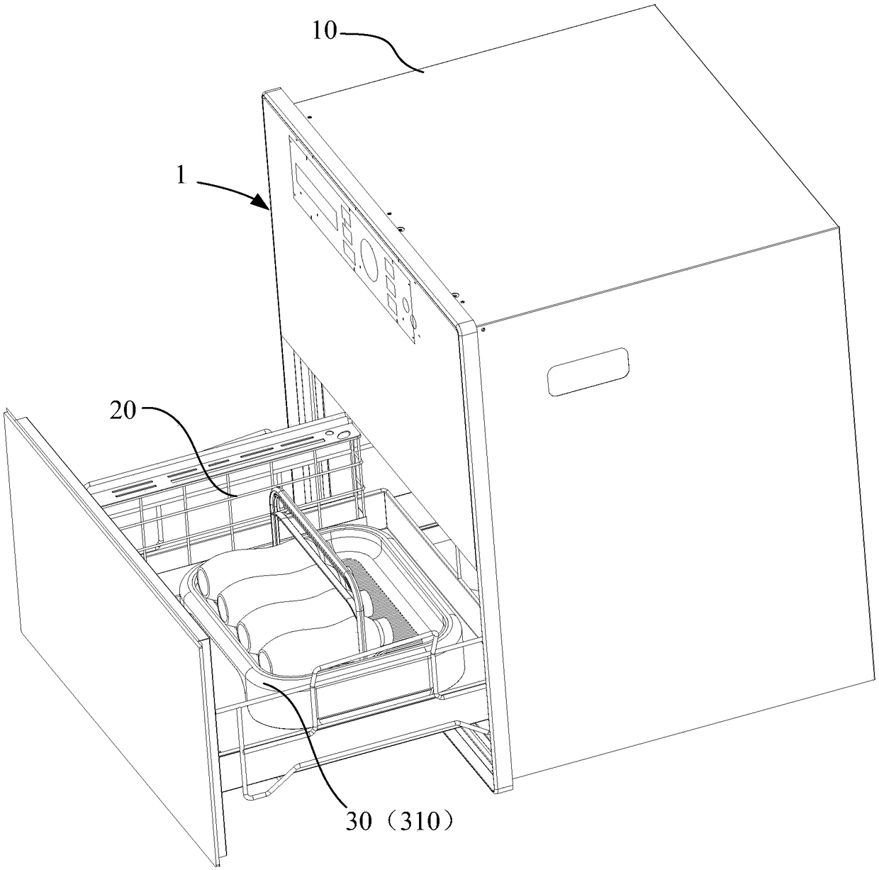 Mother and child sterilizer and steam disinfection cabinet