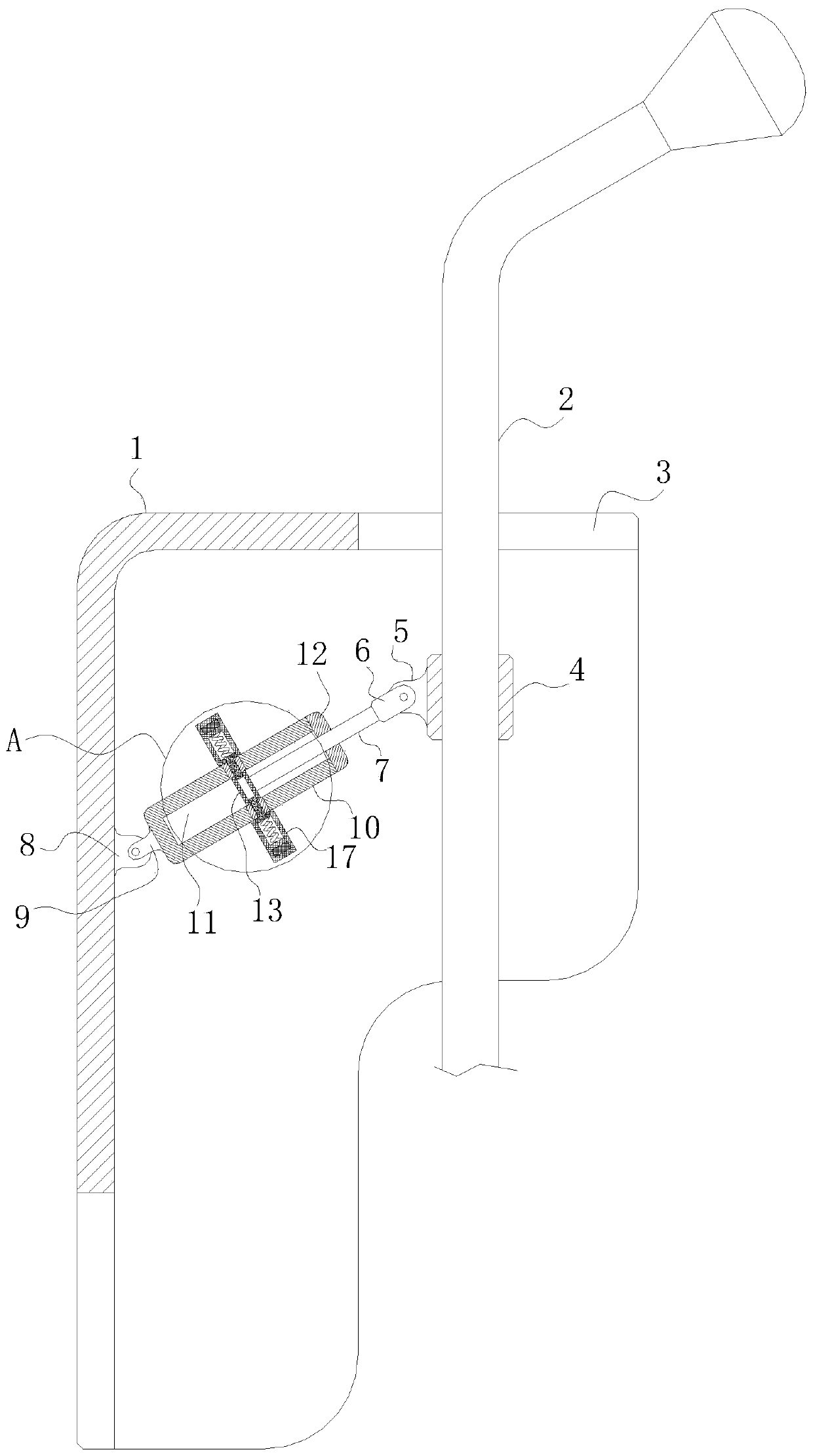 A new type of forklift instrument frame