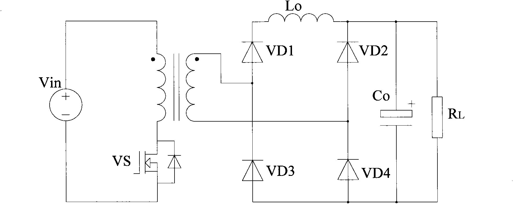 DC-DC (direct current-direct current) translation circuit