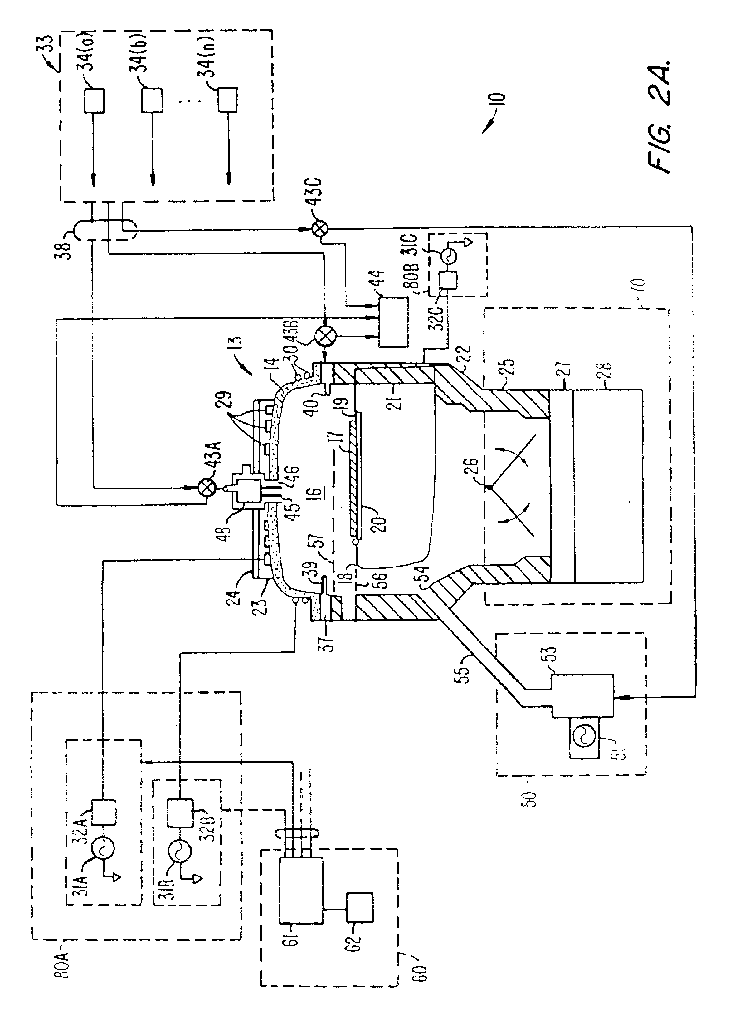 Method of cleaning a semiconductor processing chamber