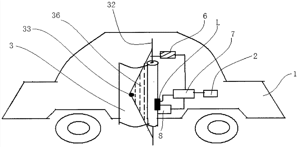 A car with an auxiliary door opening and closing device