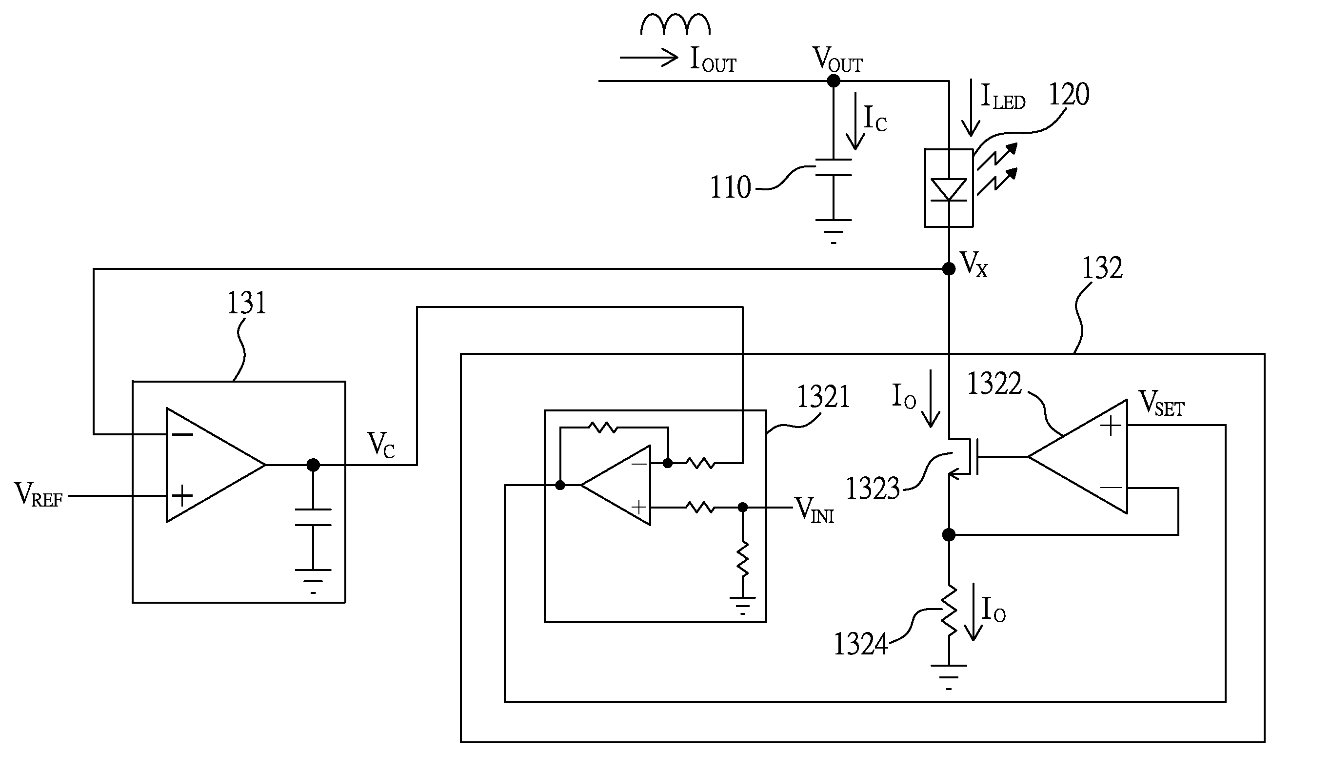 Method for minimizing LED flicker of an LED driver system