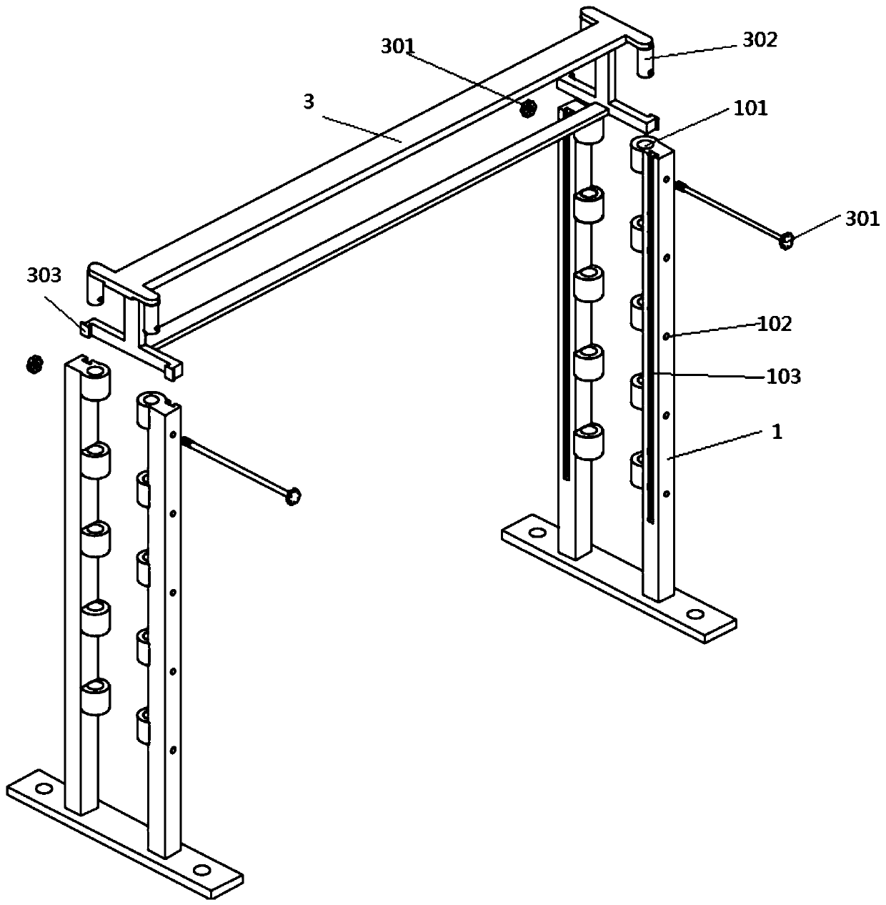 A kind of ecological wall structure of garden engineering