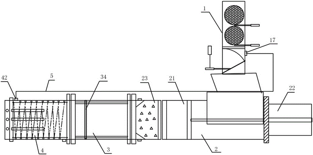 Straw continuous decomposition equipment