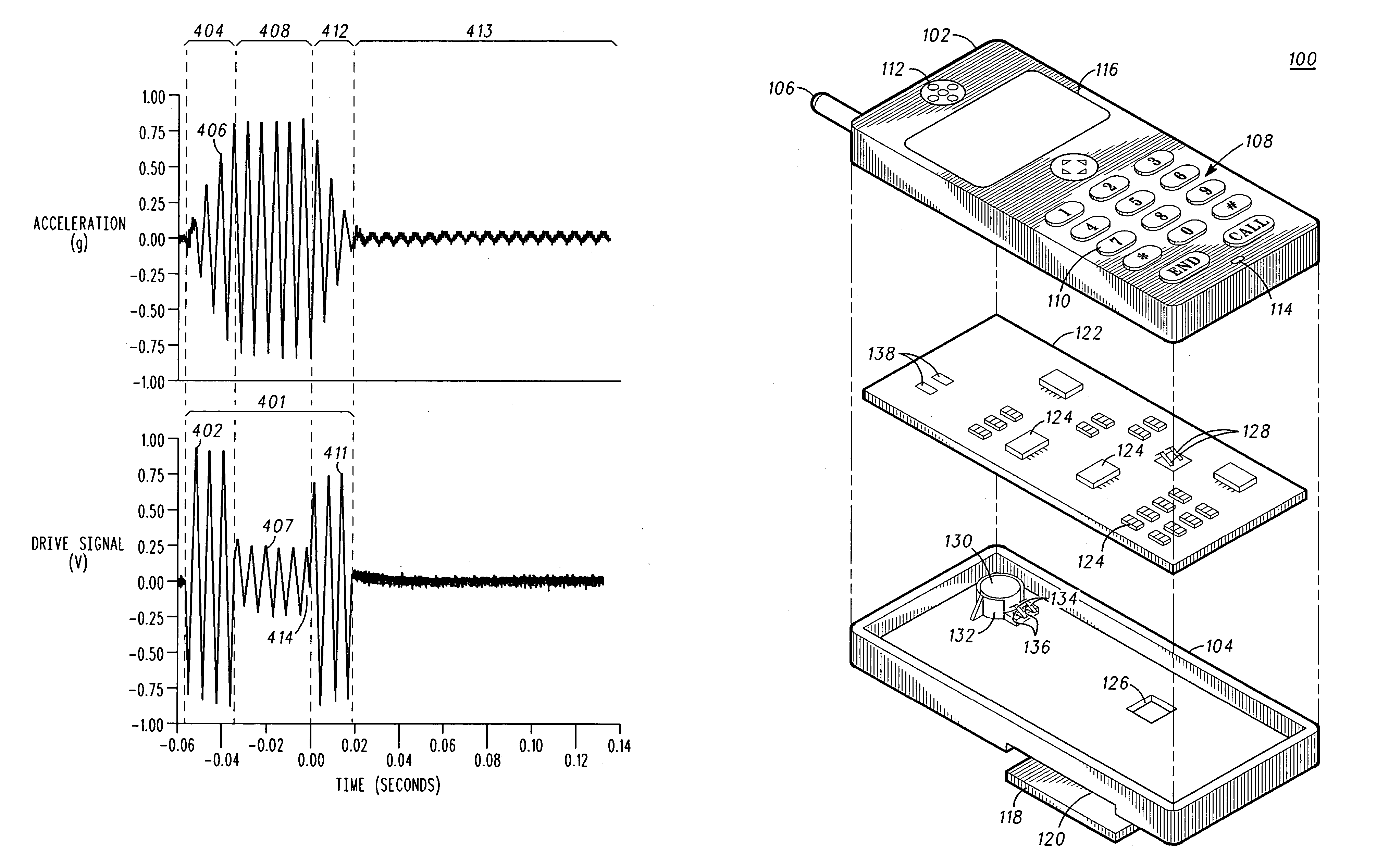 Method for abruptly stopping a linear vibration motor in portable communication device