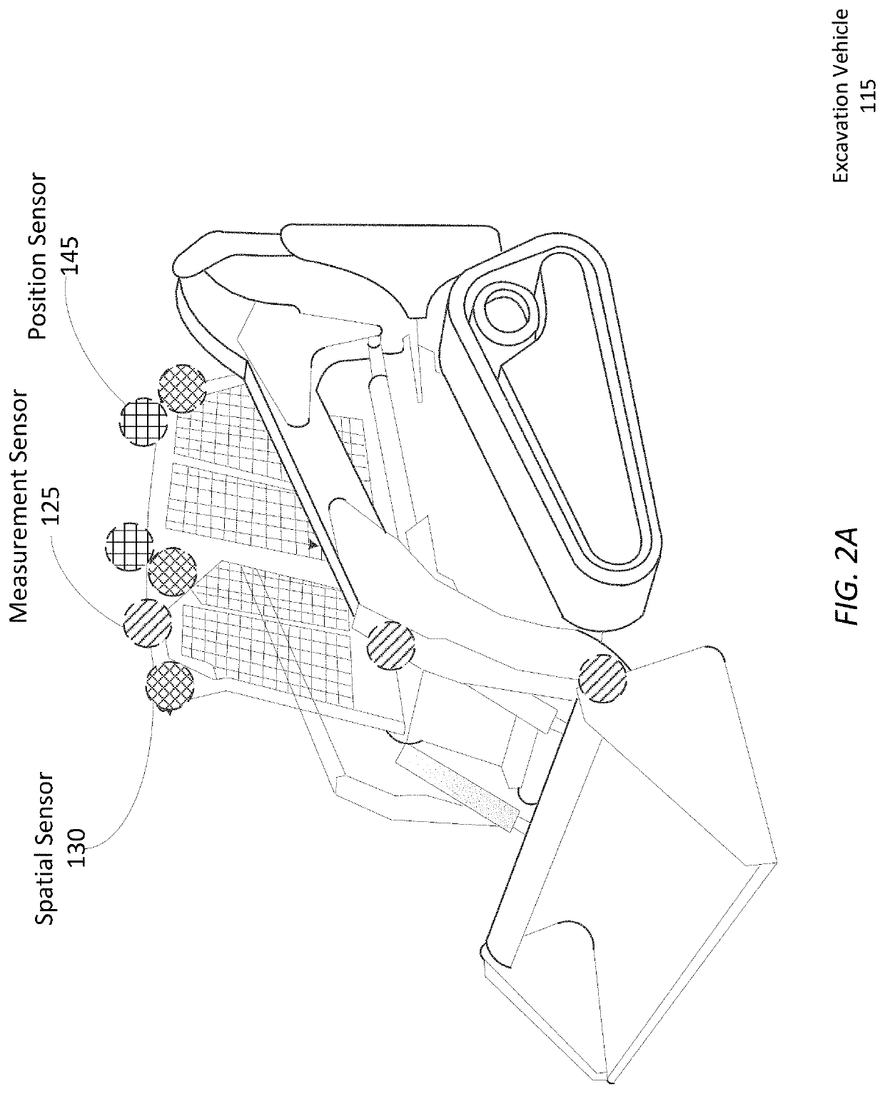 Loading earth into a vehicle using a cooperative fleet of vehicles