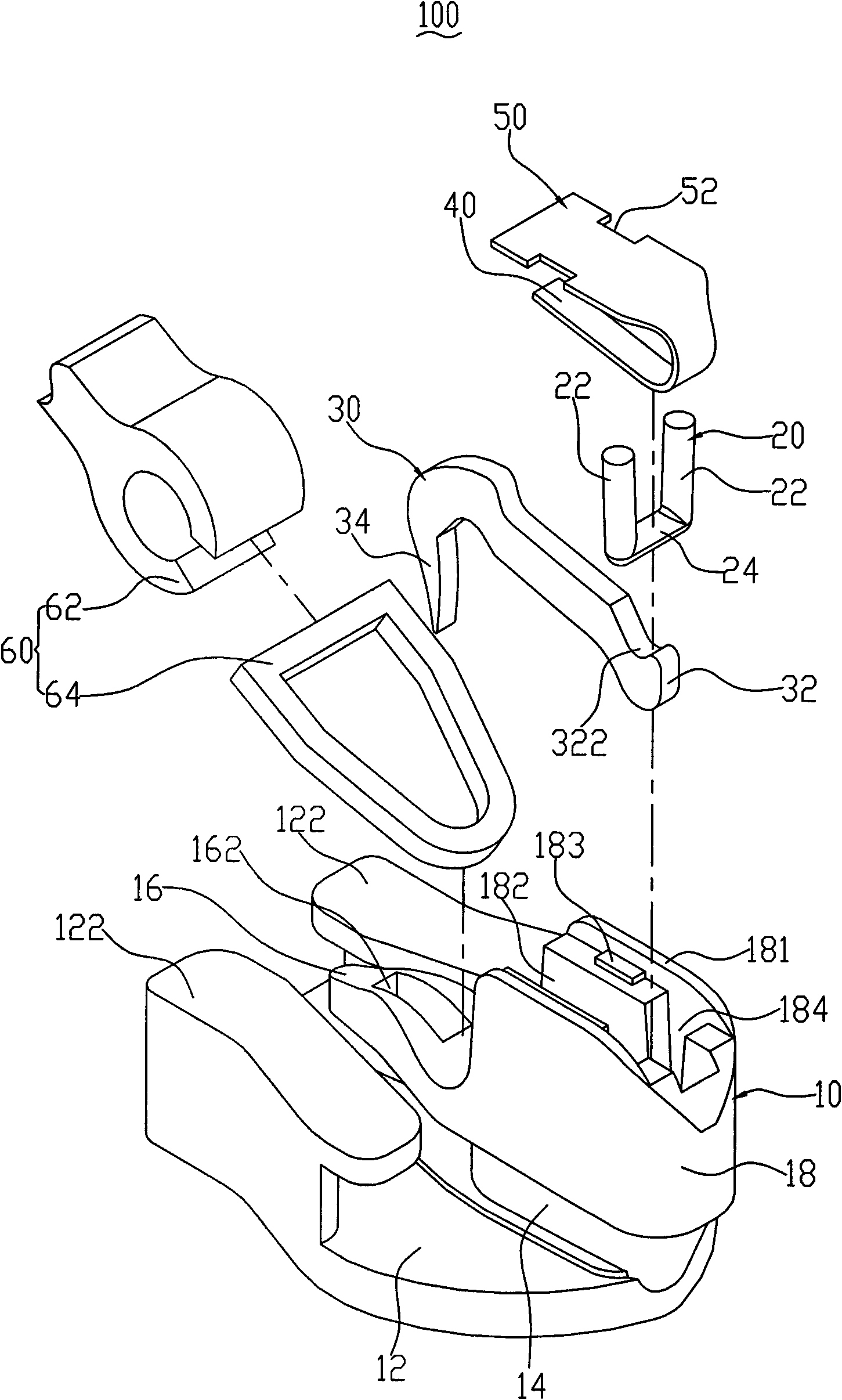 Self-locking invisible puller