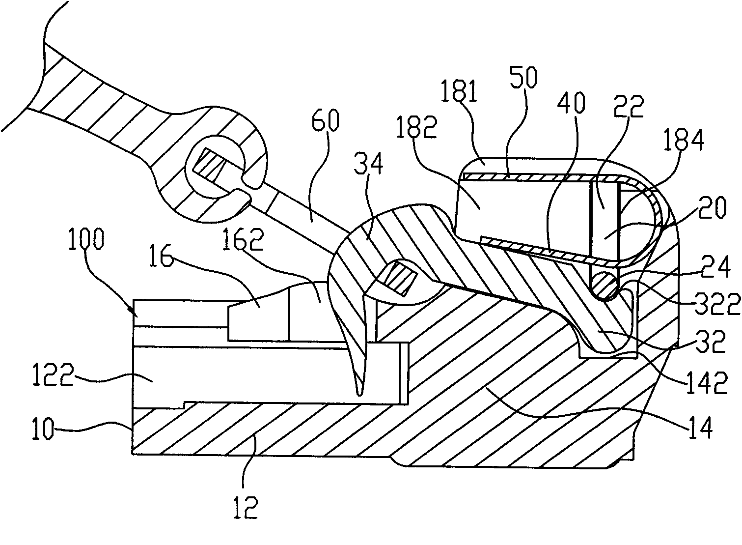 Self-locking invisible puller