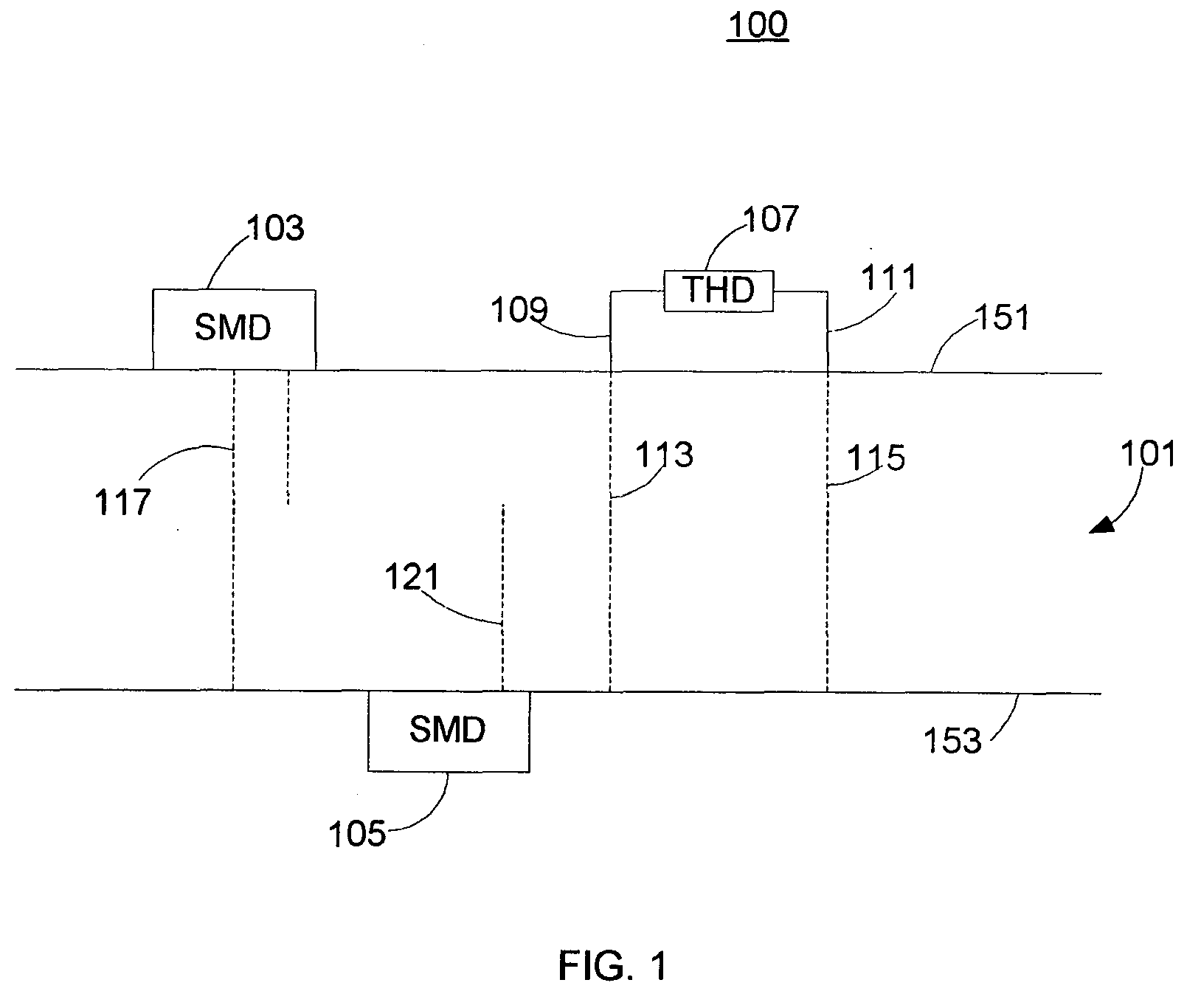 Generating a split power plane of a multi-layer printed circuit board