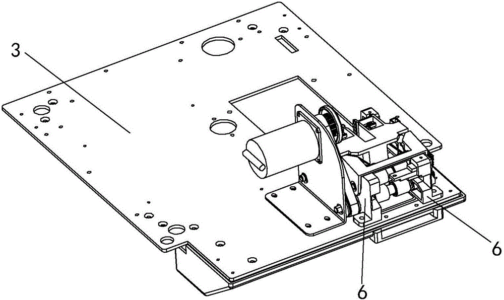 Floating roller traction drive card collecting machine used for collecting cards of different thicknesses