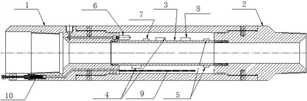 Large displacement fluid producing flow measuring device for deep water intelligent well