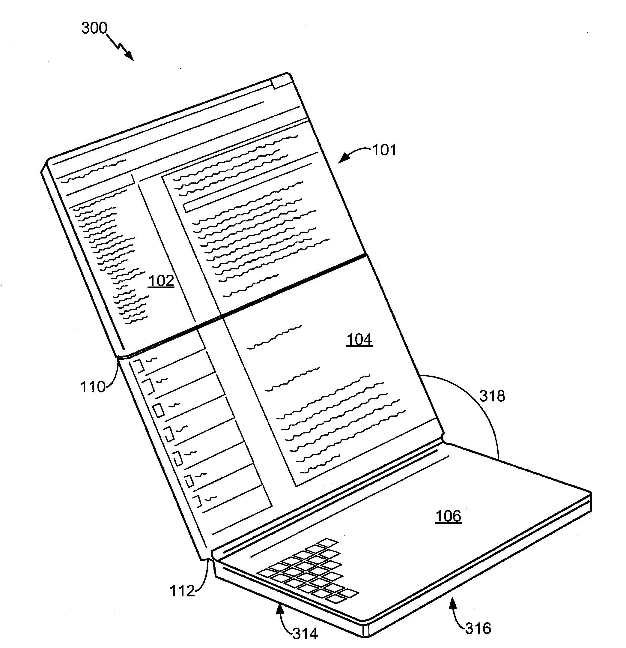 Switching between icon and application window by dragging across multiple screens