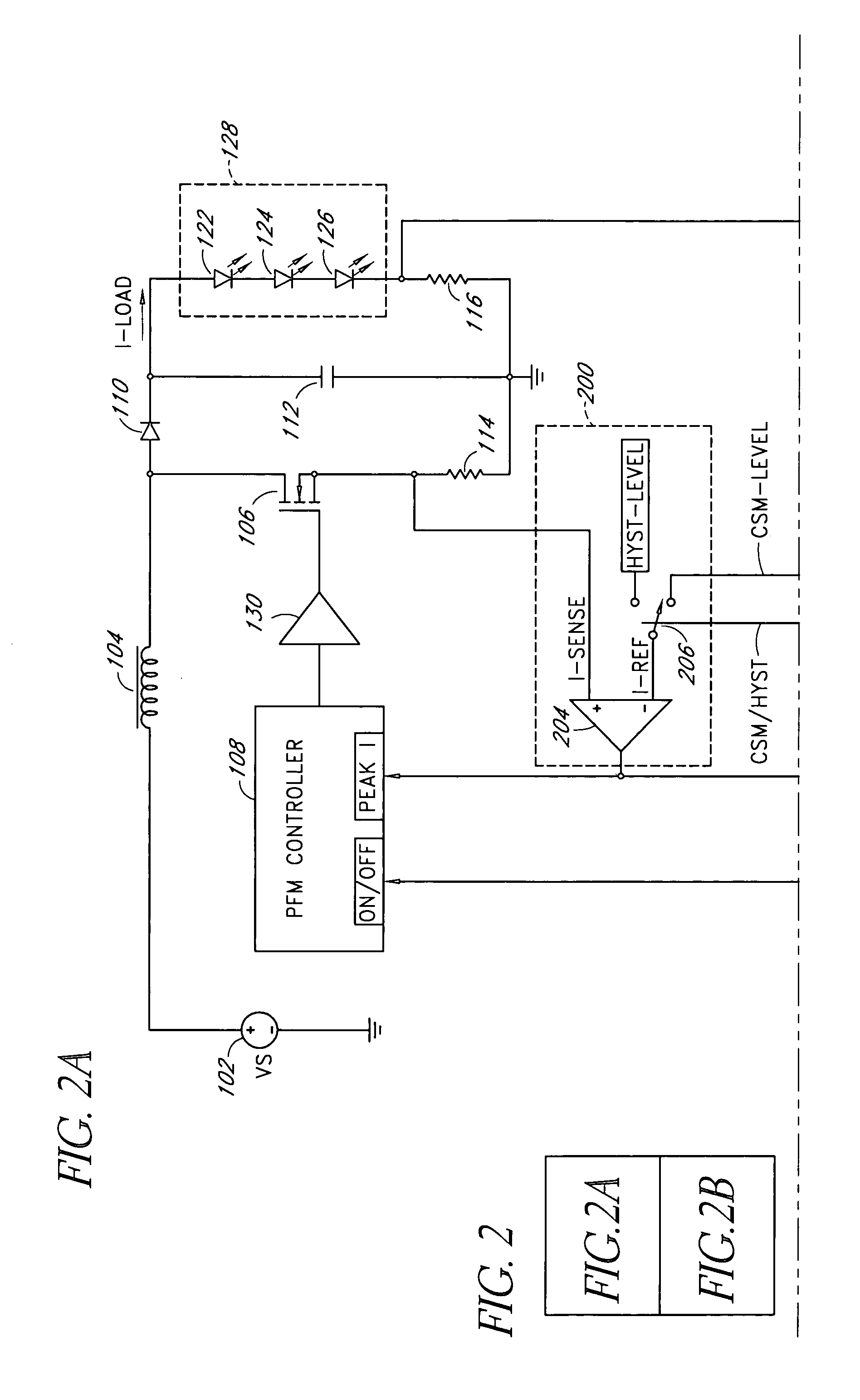 Method and apparatus to switch operating modes in a PFM converter