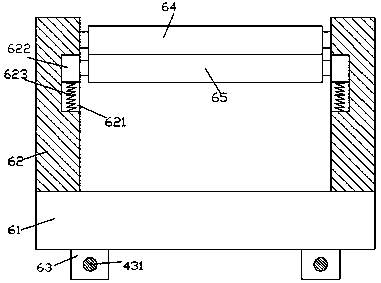 A recycled paper roll machine