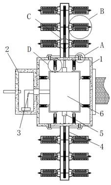 Automatic irrigation device for greenhouse vegetable planting