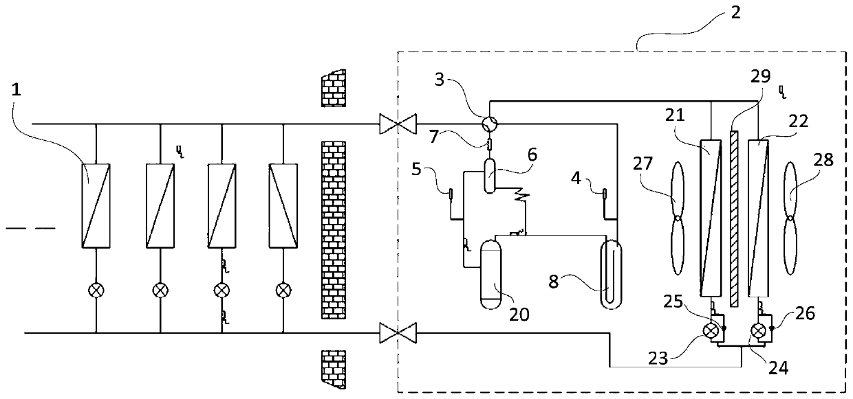 Multi-split air conditioner and controlling method thereof