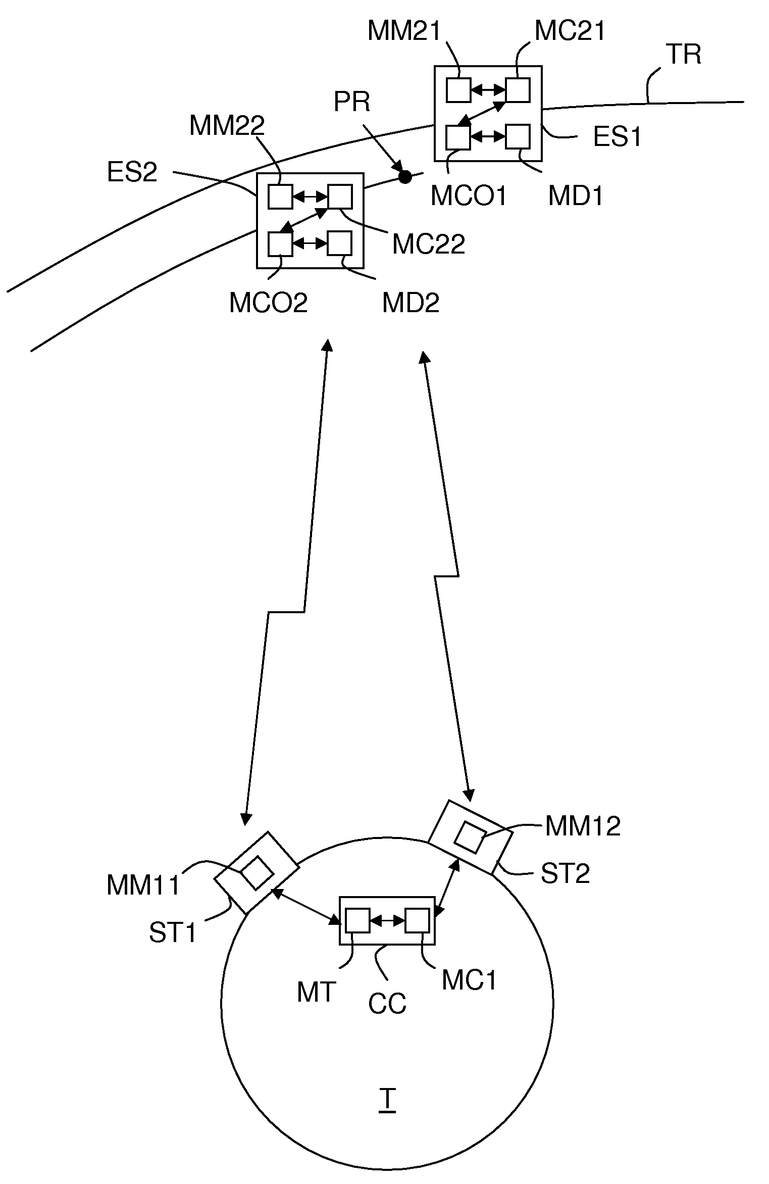 System for controlling the deployment of spacecraft required to fly in formation, by simultaneous and high-precision determination of their positions
