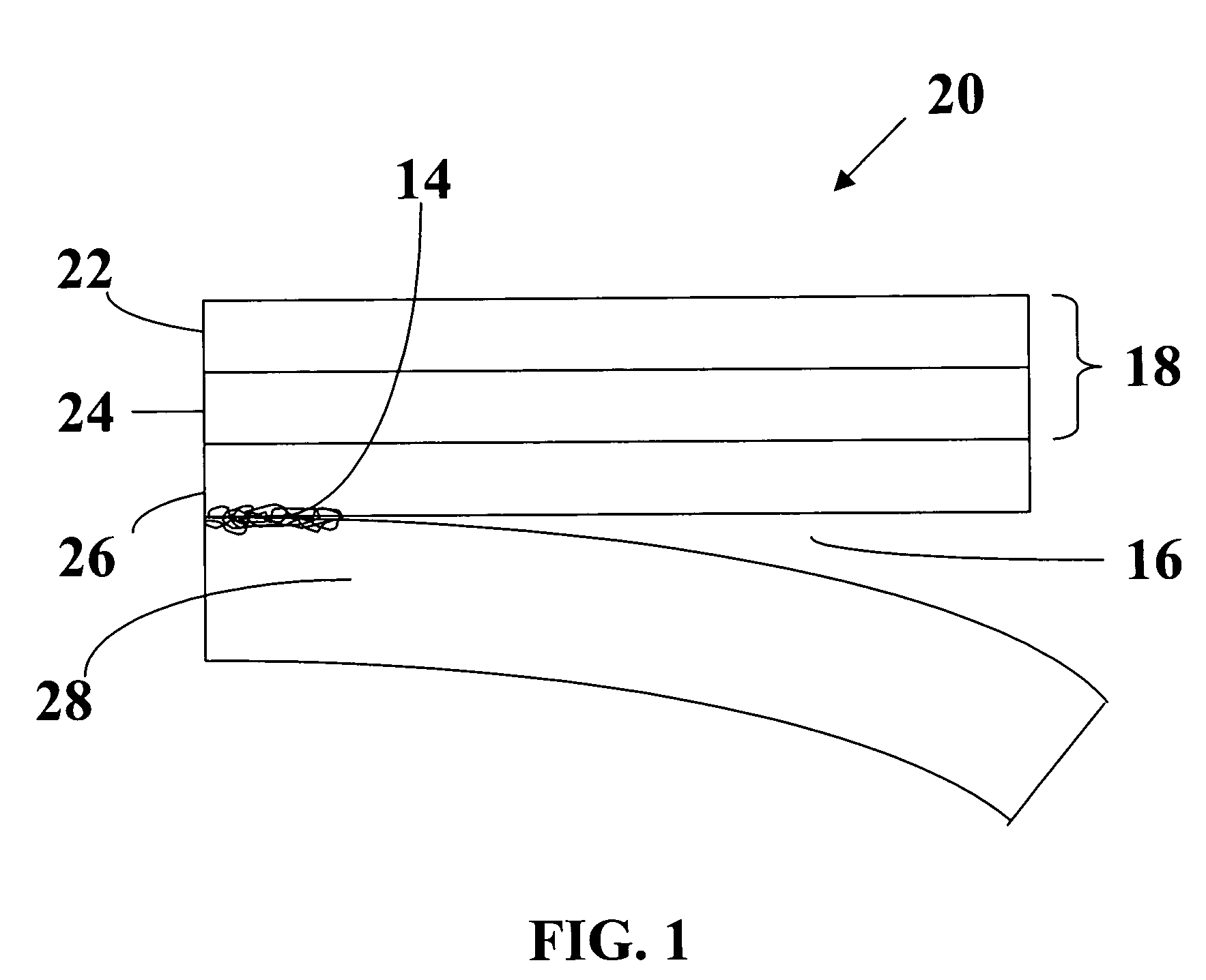 Packaging including a composite web comprising porous layer