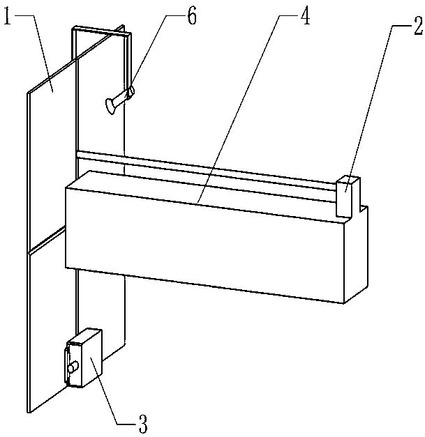 Operating trolley and its mechanical arm optical target positioning device and positioning method