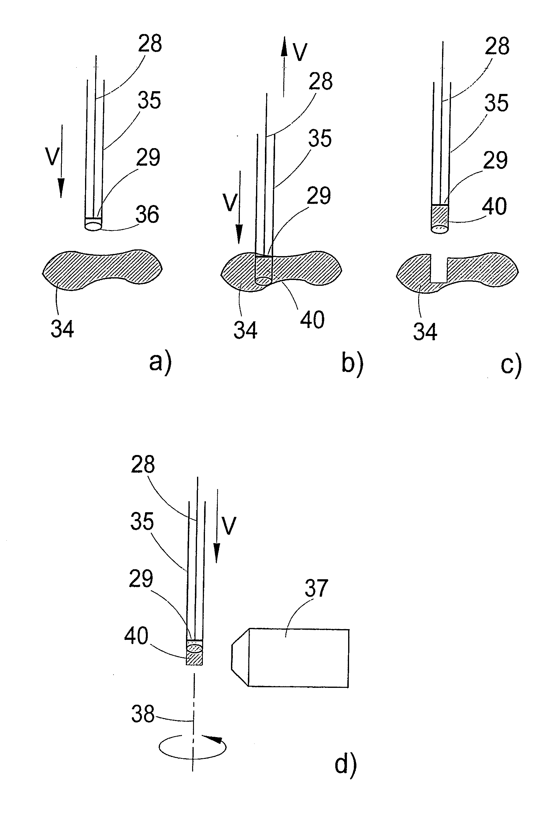 Method for positioning biological samples in a microscopic arrangement