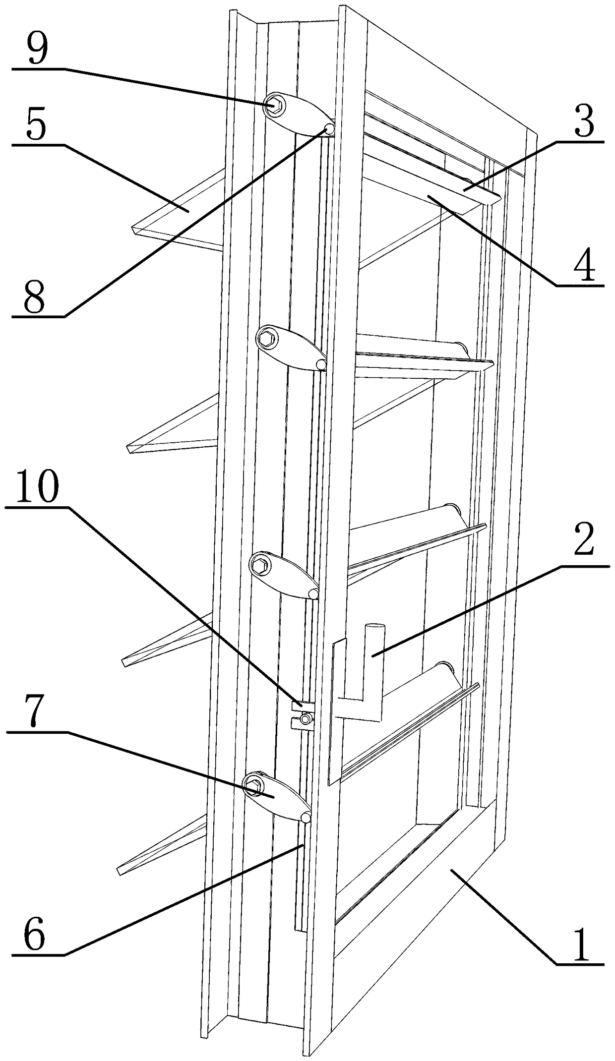 Shutter and installation and use method thereof