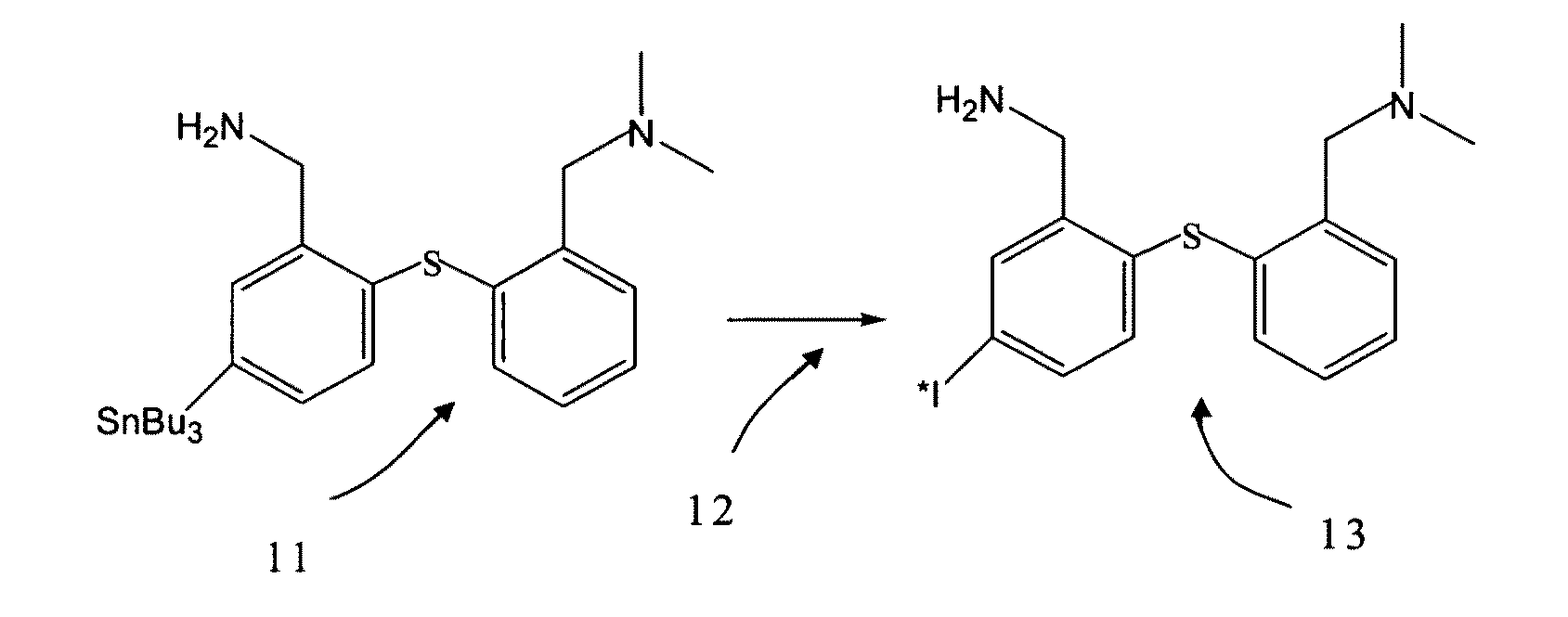 Method for radio-labeling serotonin transporter ligand, 123I-IADM