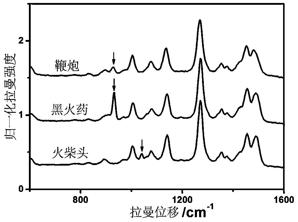 A Wipe Extraction-Surface Enhanced Raman Spectroscopy Film Applied to Rapid Detection of Explosives on Site, Its Preparation Method and Application