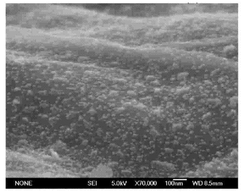 Nano iron oxide /graphite composite electromagnetic absorption material and preparation method thereof