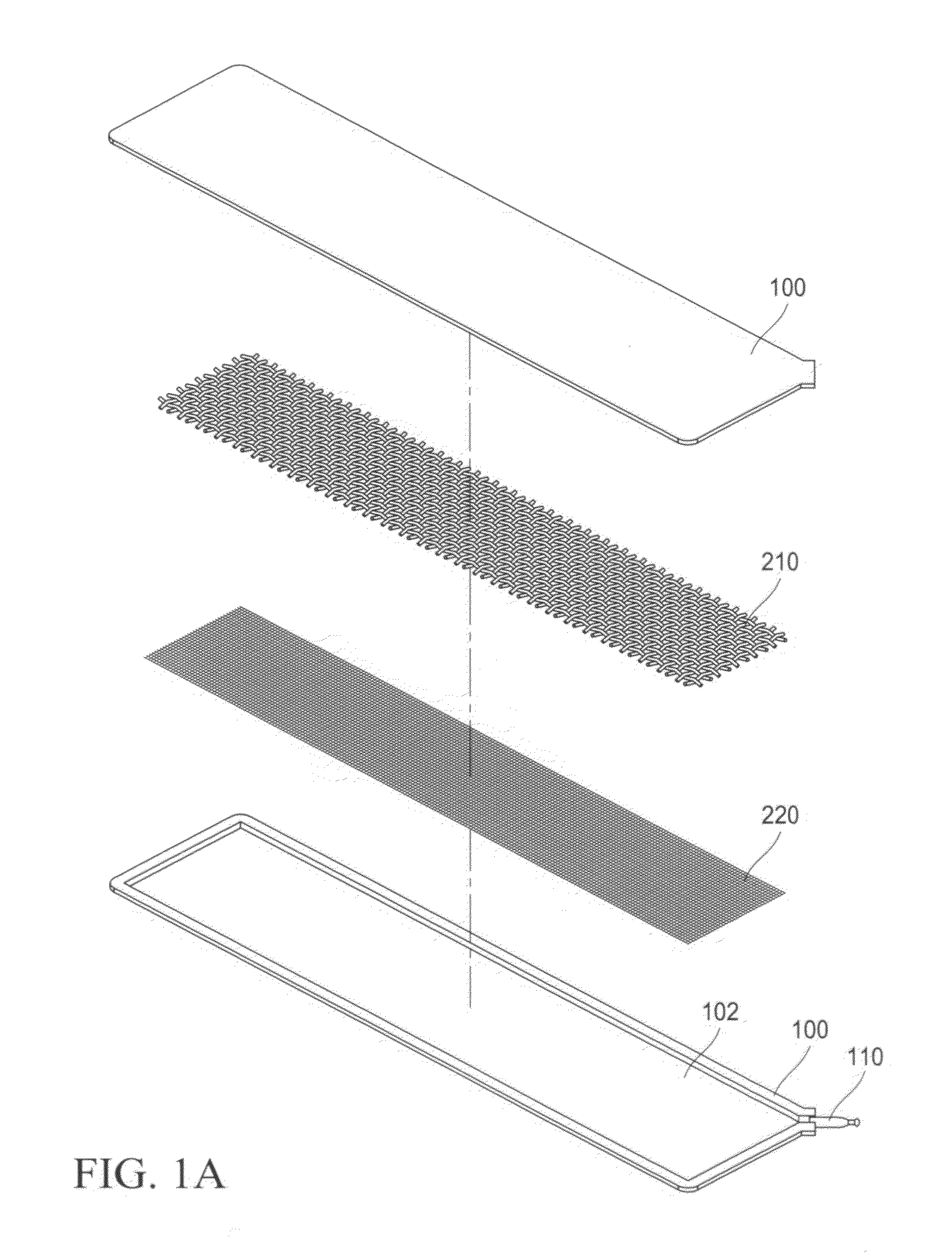 Capillary structure of heat plate