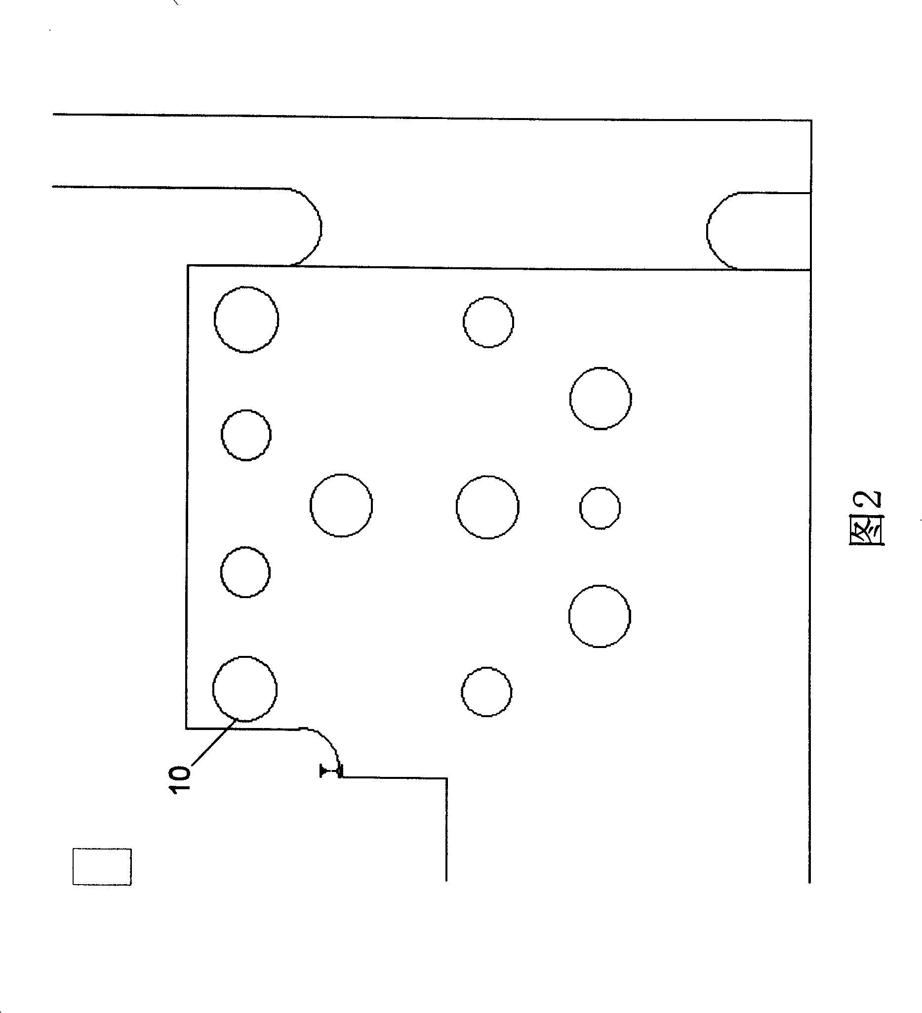 Line diagram perforating generation method