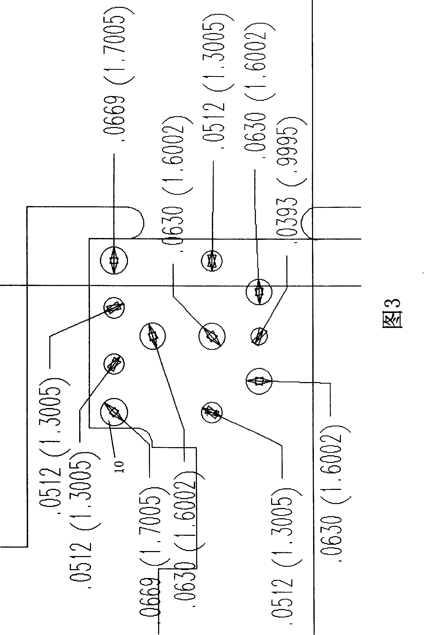 Line diagram perforating generation method