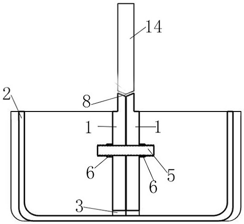 Process method for producing rare earth eutectic phosphor by guided mode method